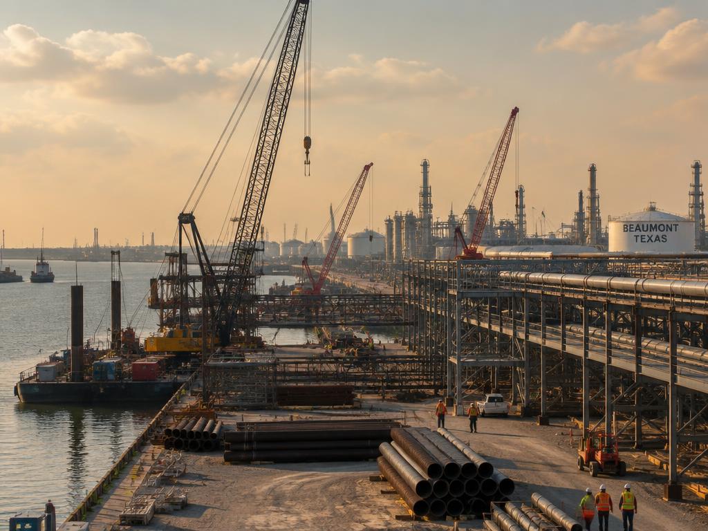 Construction in Beaumont, Texas