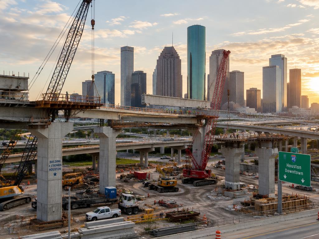 Construction in Houston, Texas