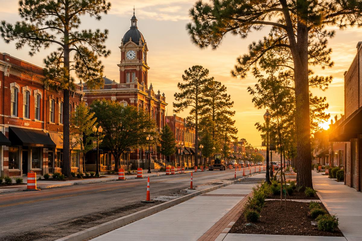 Construction in Tyler, Texas